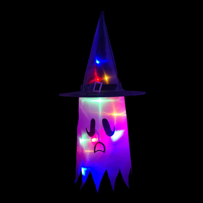 Halloween Colourful Glowing ghost