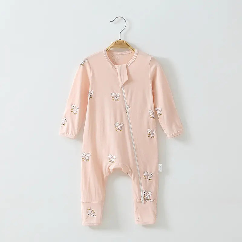 PureBamboo Baby Long Sleeve Romper – Ultra-Soft Breathable Comfort