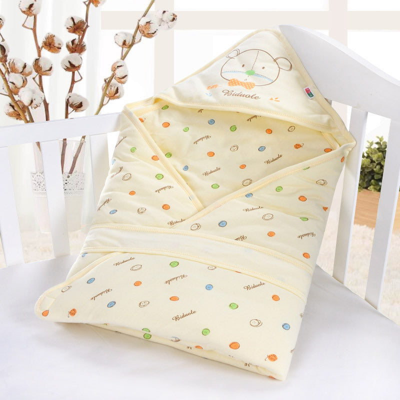 SnuggleNest Thick Cotton Baby Swaddle Quilt