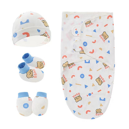 100% Cotton Newborn Cocoon Sleeping Bag – Soft, Safe & Versatile