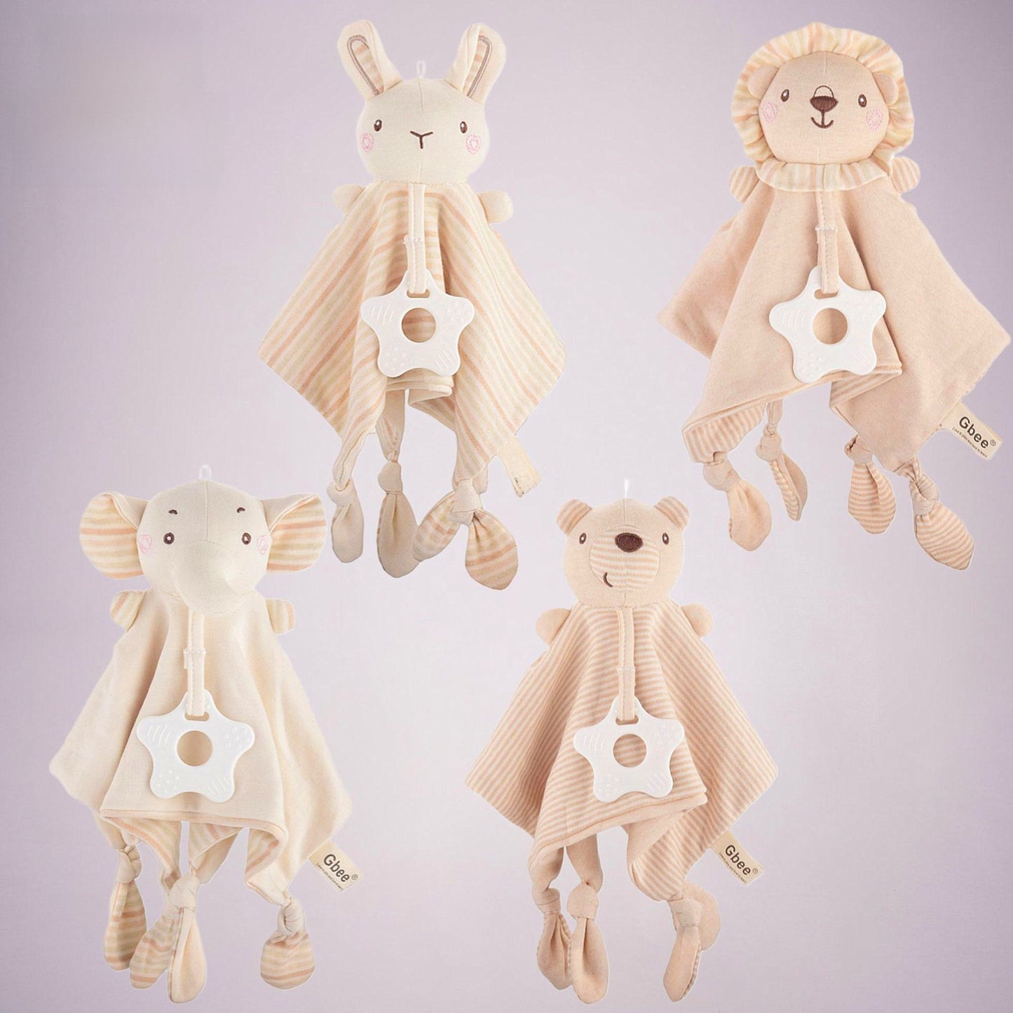 Organic Cotton Baby Teething Comfort Toy