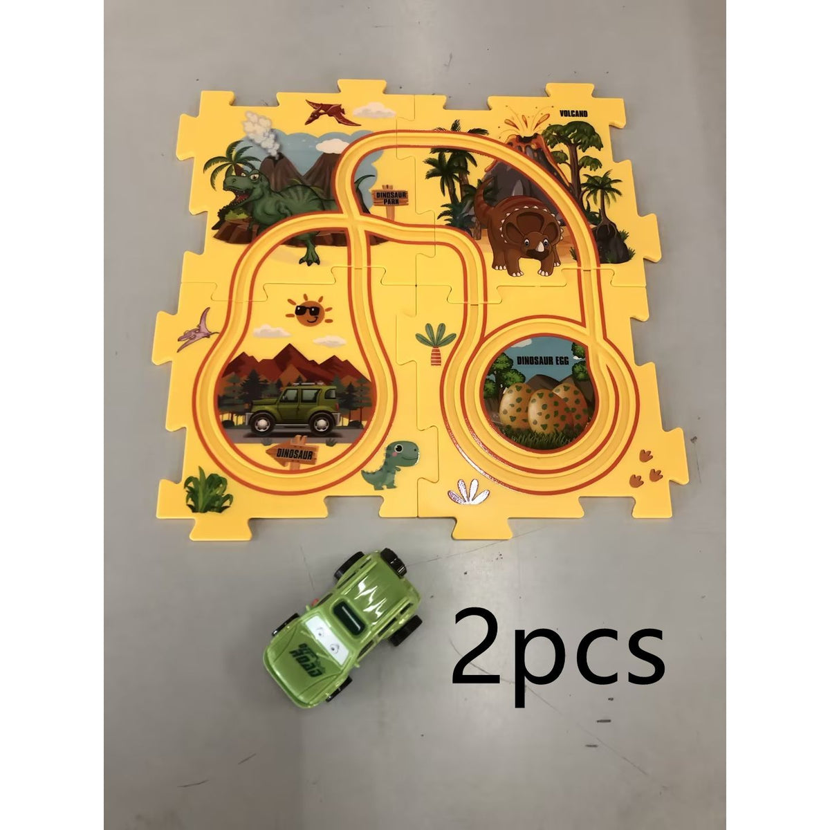 TrackTrek Electric Puzzle Rail Set