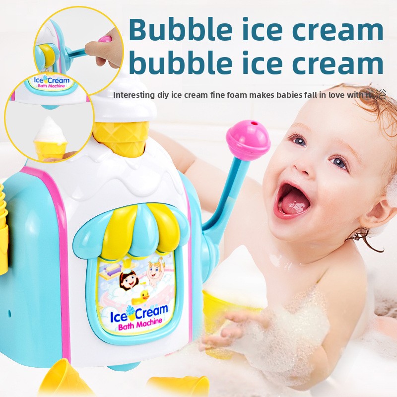 🍦 Ice Cream Bubble Machine – Endless Summer Fun for Little Ones