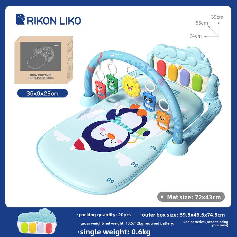 3-in-1 Baby Activity Play Gym & Kick Piano Mat
