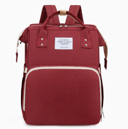 3-in-1 Foldable Baby Crib Backpack