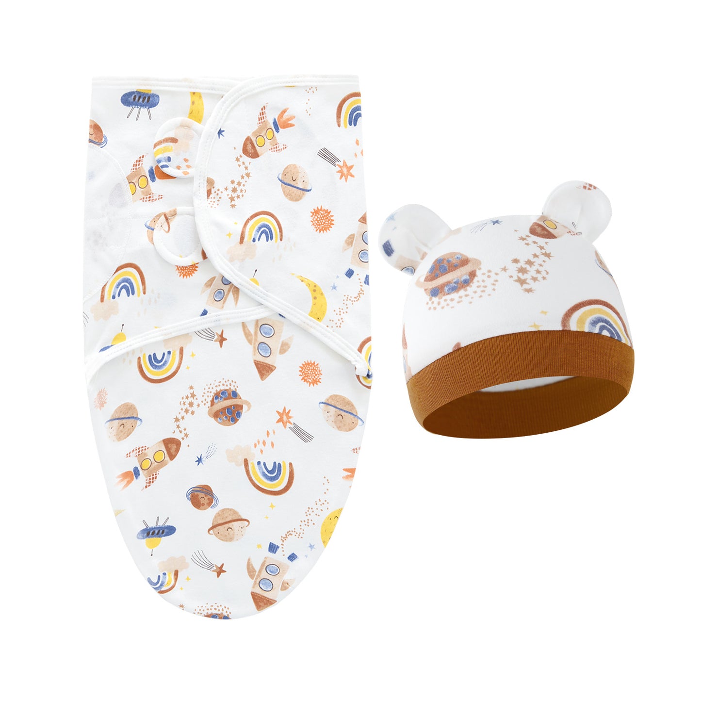 Baby Cotton Swaddle Wrap – Soft, Secure & All-Season Comfort