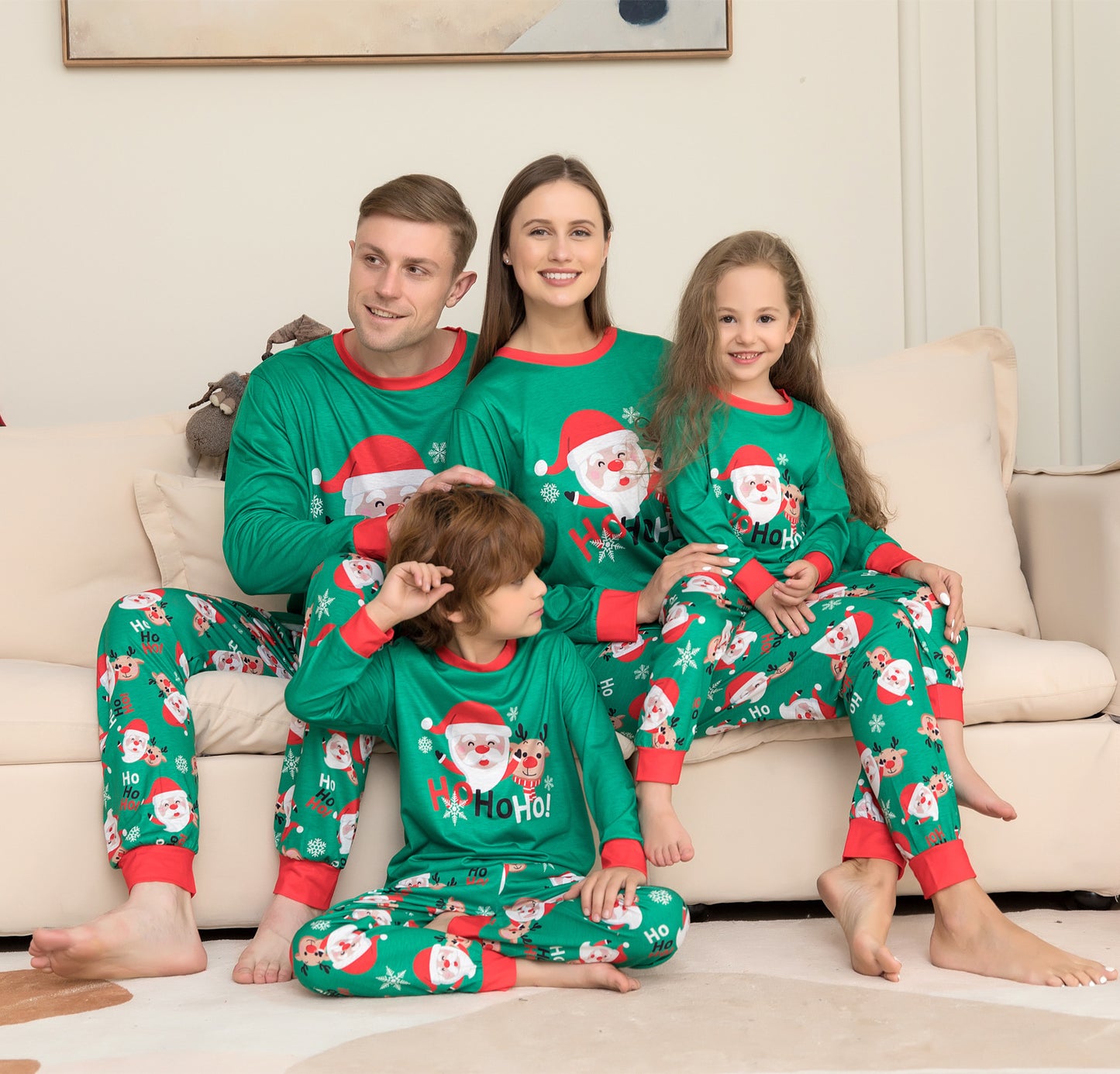 Santa's Cozy Family Pajama Set
