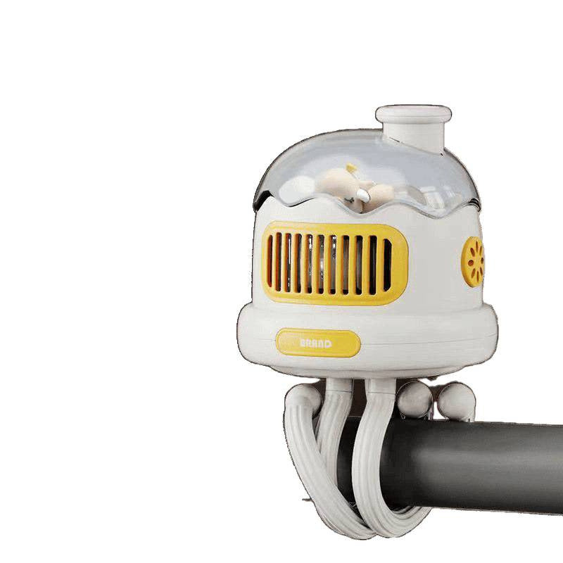 Bladeless BreezeGuard Baby Clip Fan