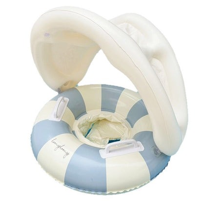 Baby Inflatable Swim Ring with Sun Canopy