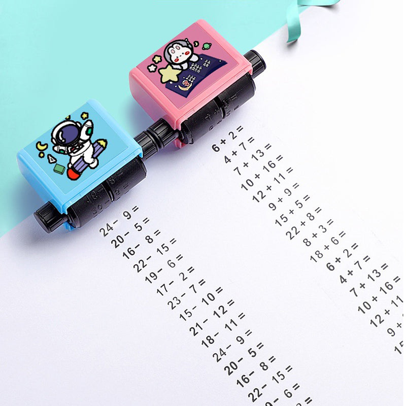 Roll & Learn Math Stamp Set