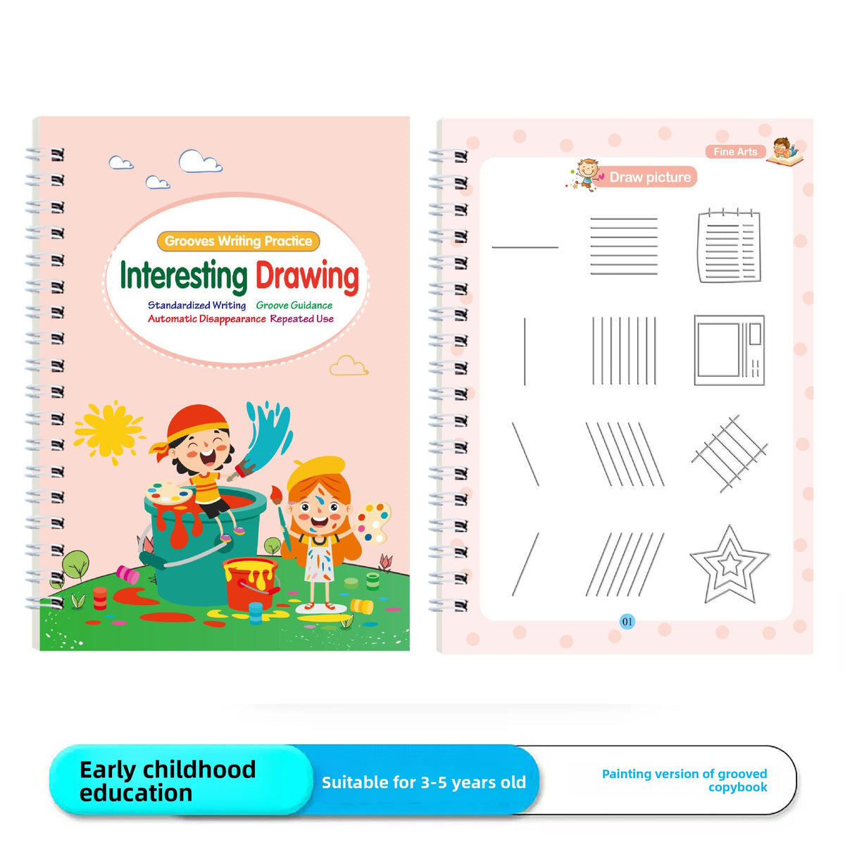 WriteWise Reusable Groove Copybook Set