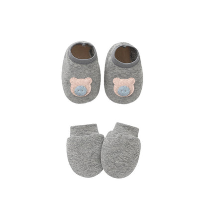 Baby Cotton Hat, Mittens & Baby Foot Cover