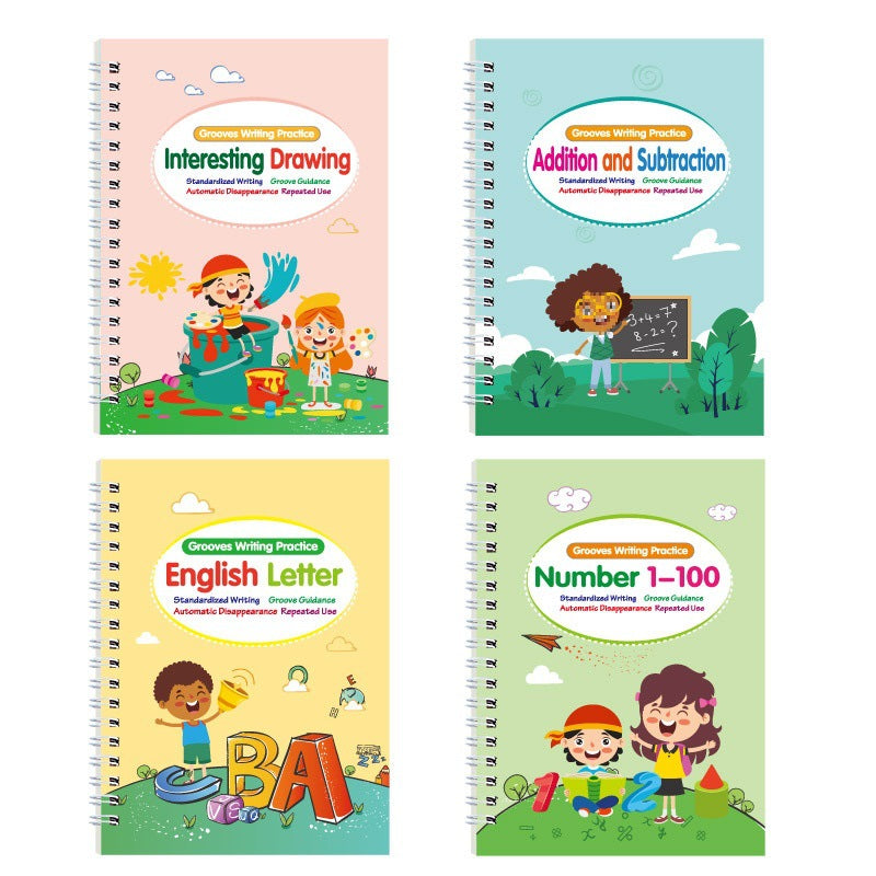 WriteWise Reusable Groove Copybook Set