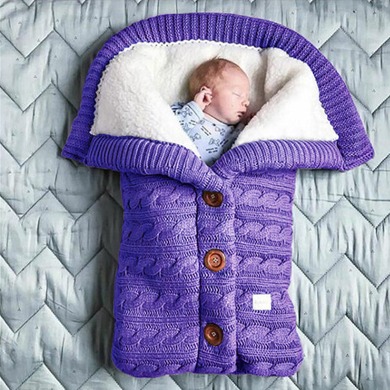 Cozy Cocoon Knit Baby Wrap