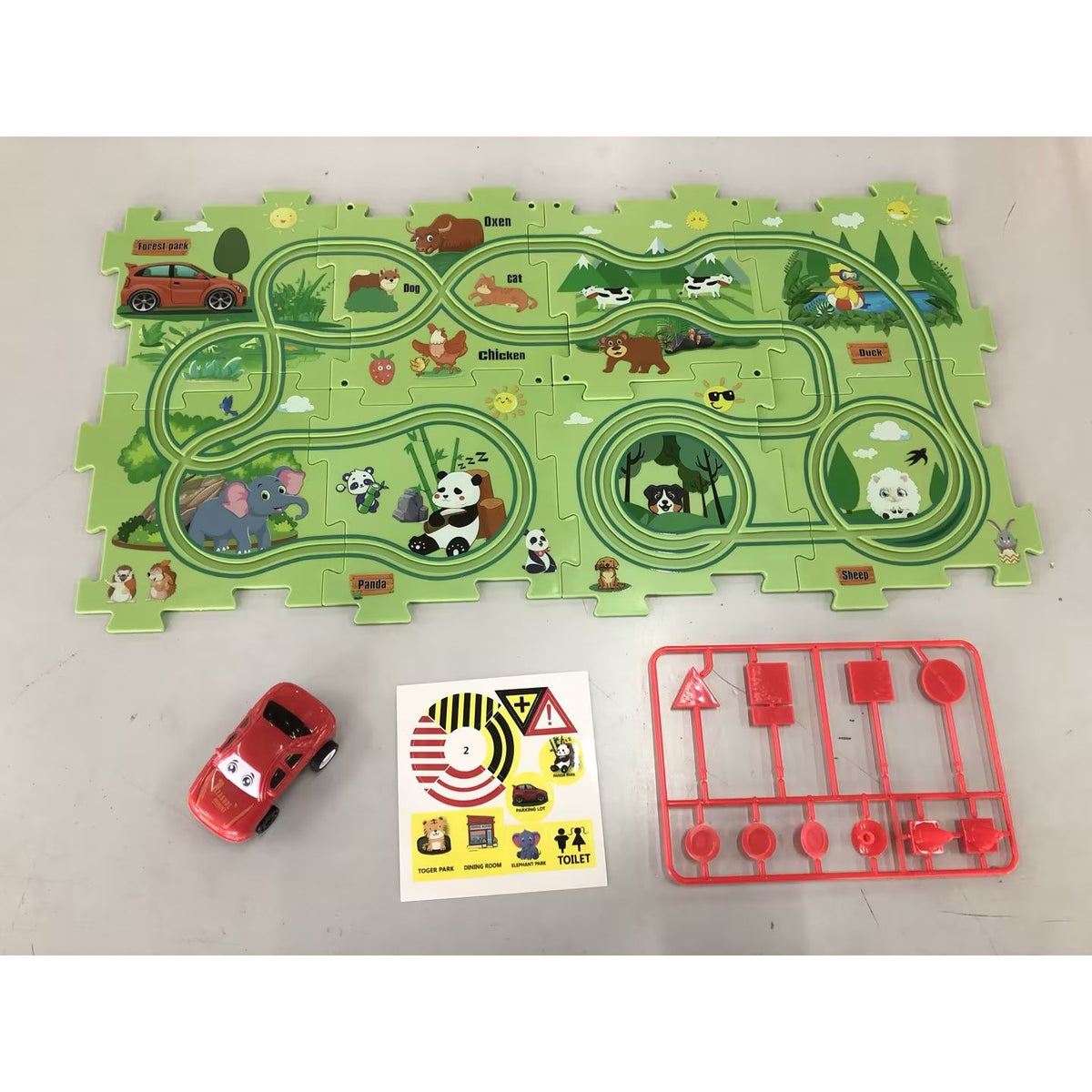 TrackTrek Electric Puzzle Rail Set