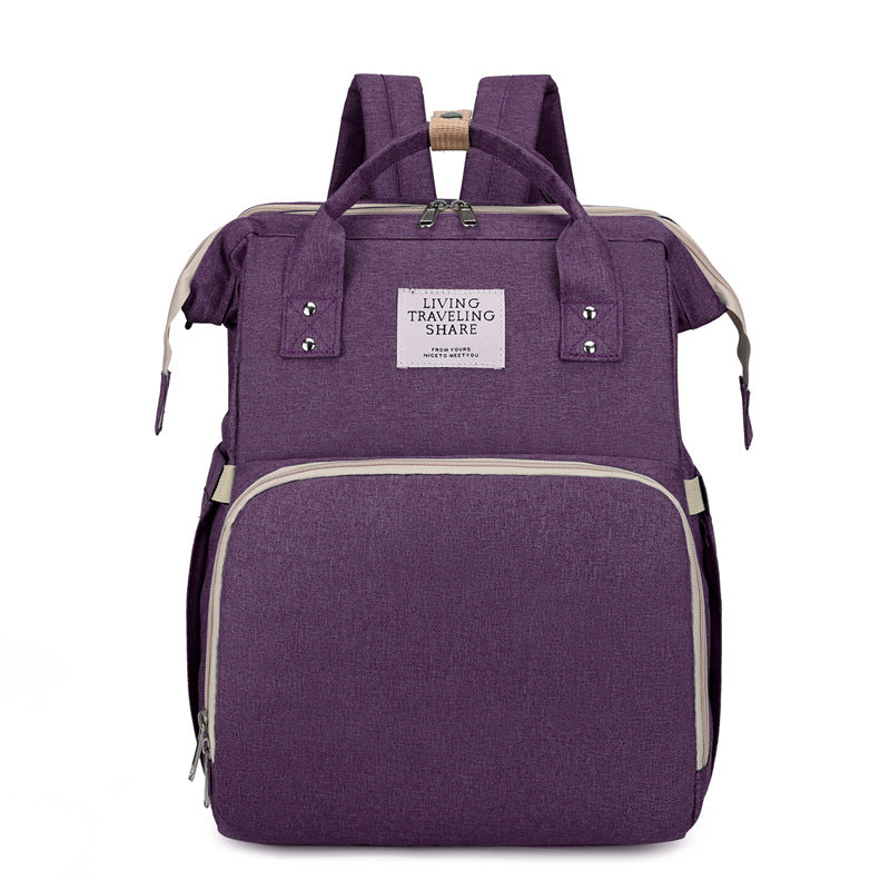 3-in-1 Foldable Baby Crib Backpack