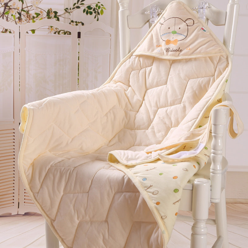 SnuggleNest Thick Cotton Baby Swaddle Quilt