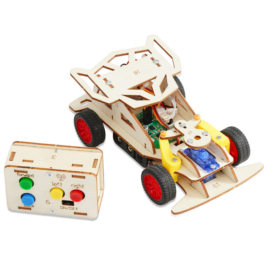 DIY Remote Control Wooden Racing Car Kit