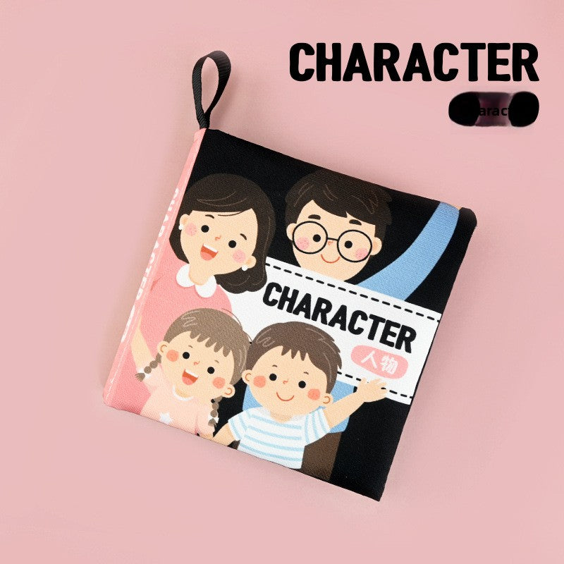 High-Contrast Baby Cloth Book – Sensory & Visual Development Toy