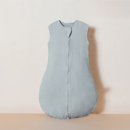 Double-Layer Gauze Baby Sleeping Bag – Sleeveless Anti-Kick Blanket
