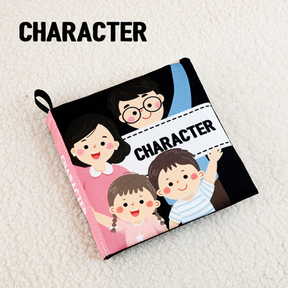 High-Contrast Baby Cloth Book – Sensory & Visual Development Toy