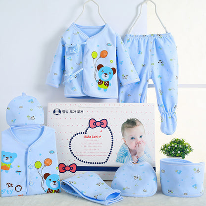 Pure Cotton Newborn Gift Set – 7-Piece