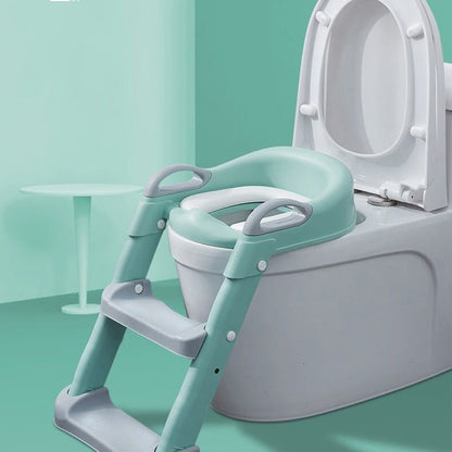 Adjustable Kids Toilet Training Seat with Ladder