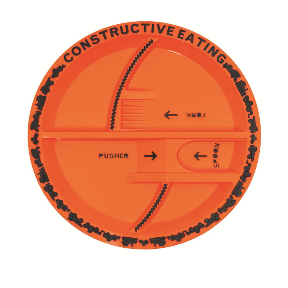 Construction Vehicle-Themed Tableware Set