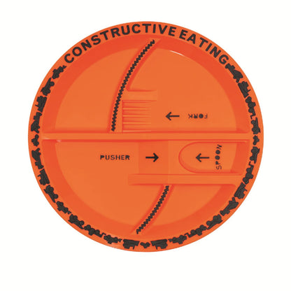 Construction Vehicle-Themed Tableware Set