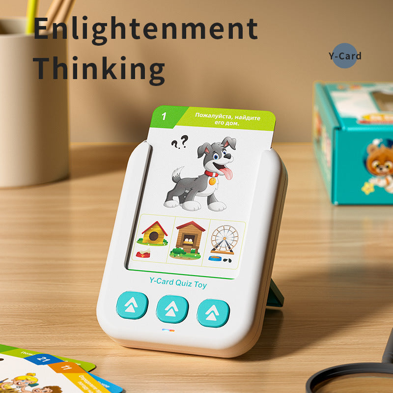 Talk & Learn Interactive Flash Card Reader | Montessori Learning Toy