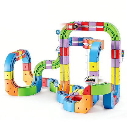 Gravity-Defying Track Car Building Set