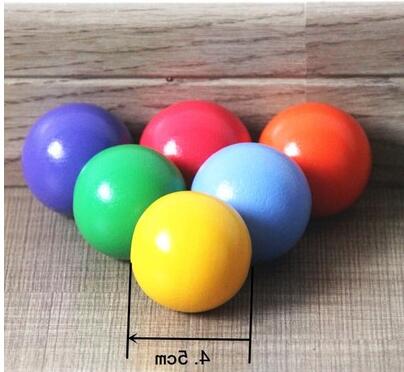 Large Wooden Rainbow Arch Bridge Building Blocks 12-Piece Montessori Early Learning Toy