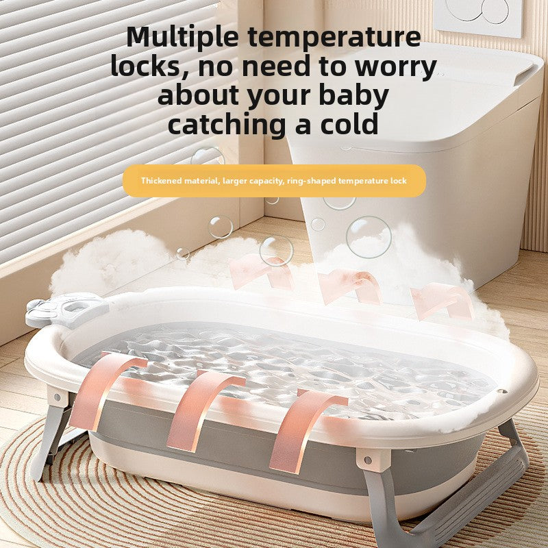 Foldable Baby Bathtub with Temperature Option