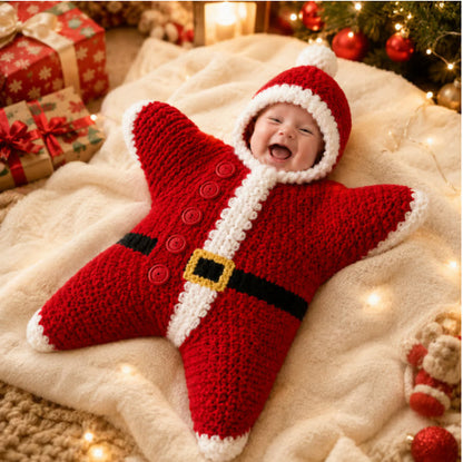 Little Star Christmas Baby Romper