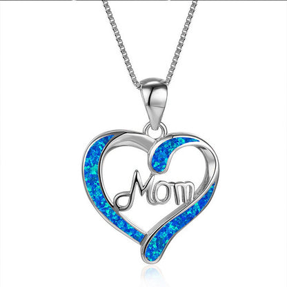 Love-shaped MOM Pendant