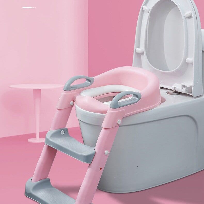 Adjustable Kids Toilet Training Seat with Ladder