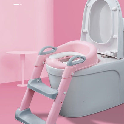 Adjustable Kids Toilet Training Seat with Ladder