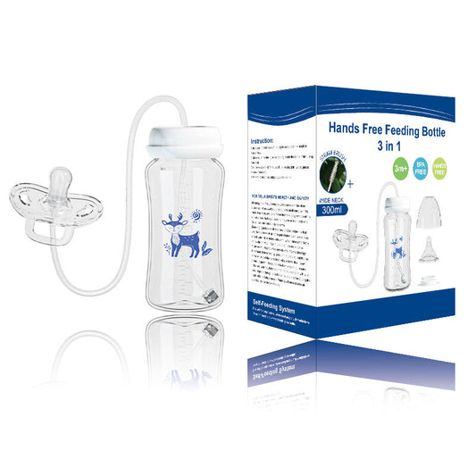 Hands-Free Baby Feeding Bottle