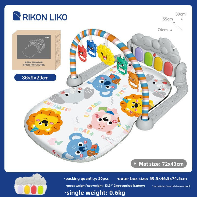 3-in-1 Baby Activity Play Gym & Kick Piano Mat