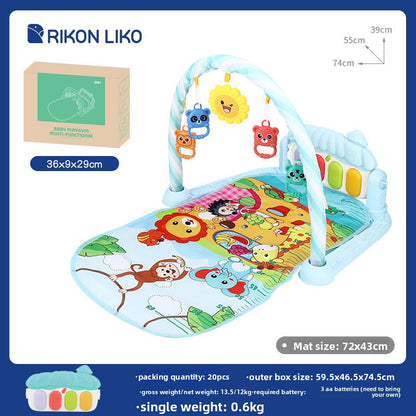 3-in-1 Baby Activity Play Gym & Kick Piano Mat