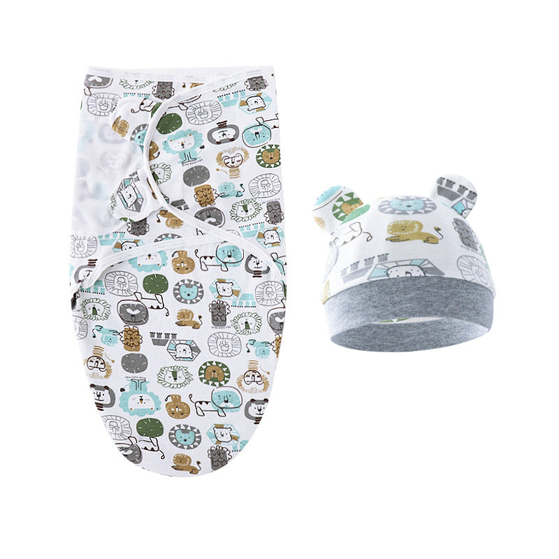Baby Cotton Swaddle Wrap – Soft, Secure & All-Season Comfort