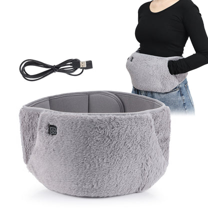Electric Heating Stomach Belt – 3-Step Thermostat & USB Powered