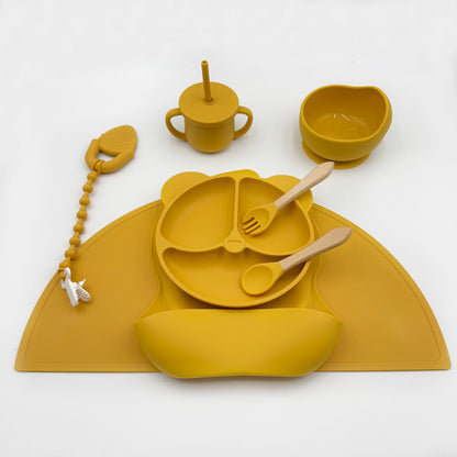 TinyFeast 10-Piece Silicone Baby Feeding Set