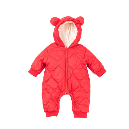 SnuggleCotton Baby Hooded Romper