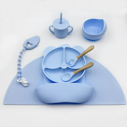 TinyFeast 10-Piece Silicone Baby Feeding Set