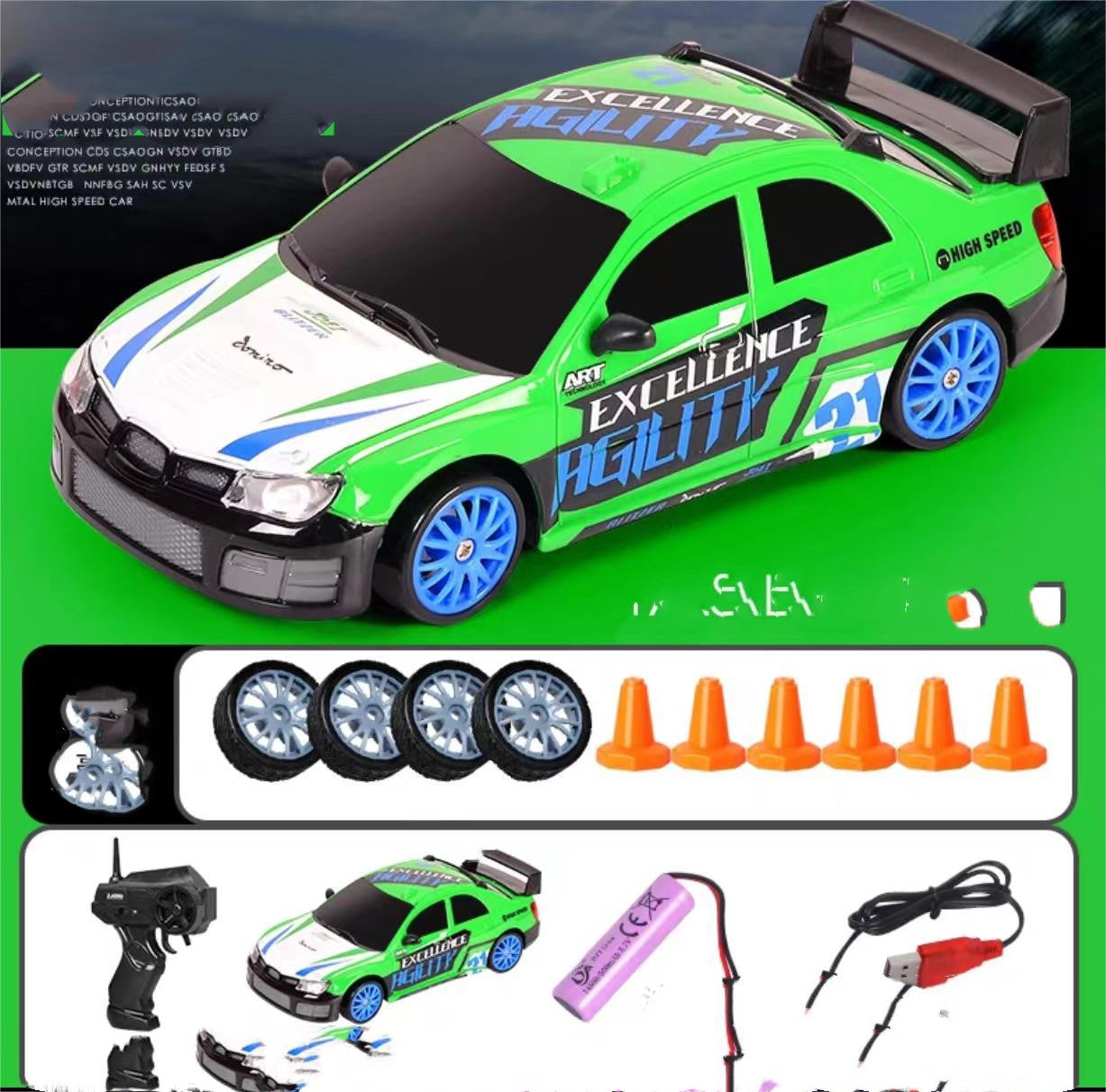TurboDrift X 4WD RC Racing Car – 1:24 High-Speed Drift Edition