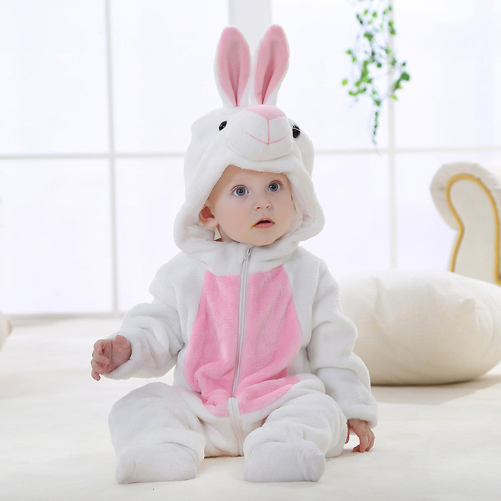 Cozy Cub Hooded Romper