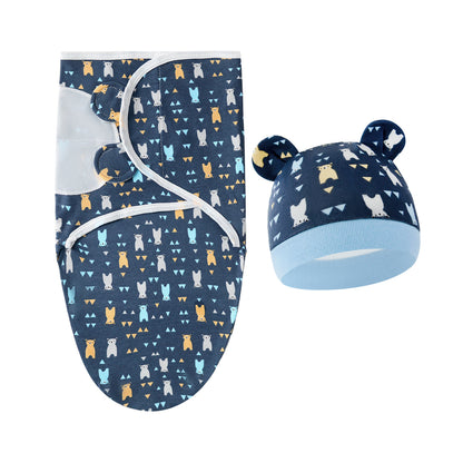 Baby Cotton Swaddle Wrap – Soft, Secure & All-Season Comfort