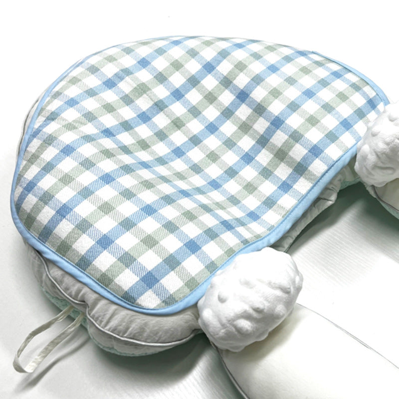 Ergonomic Baby Head Support Pillow
