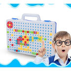 Kids Electric Drill Screw Puzzle Educational Board